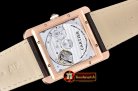 Replica Cartier Tank MC 1904 RG/LE White JF Asia 23J