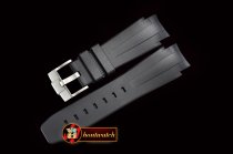 Rolex Rubber B Black Vulcanized Strap For Rolex DeepSea