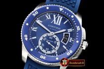Cartier Calibre De Cartier SS/RU Blue JJF 1:1 Asia 23J Mod