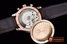 IWC0327 - Portuguese Chrono RG/LE Black A-7750 New Improved