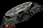 HUB0329A - Big Bang All Black Unico PVD/RU Skeleton Asian 7750