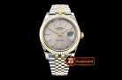 Rolex Datejust DJ2 41mm Jub Flt Wrap YG/SS Grey Stick BP Asia 2836