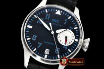 IWC Big Pilot Ltd Ed Alexei Nemov SS/LE Blk/Blue ZF A521111