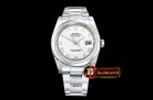 Rolex Datejust Man DJ 36mm Oyst Dome SS/SS Wht Roman ARF A3135