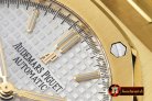 AP0358A - Royal Oak Chronograph Ref 26320 YG/YG White A-7750