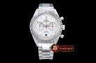 Omega SpeedMaster 57 SS/SS Wht/RG JHF Asia 7750 Mod 9300