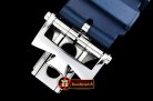 Vach. Constantine Overseas Dual Time Power Reserve SS/RU Blue TWA A1222