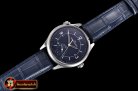 Jaeger Le Coultre Master Control Geographic Sector SS/LE Blue MY9015 Mod