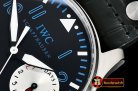 IWC Big Pilot Ltd Ed Alexei Nemov SS/LE Blk/Blue ZF A521111