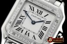 Cartier Panthere Secrete De Ladies Dia SS/SS Wht BVF Swiss Qtz