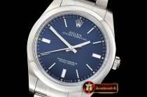 Rolex Oyster Pert. 39mm 114300 904L SS/SS Blue GMF A3132