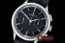 ZEN021A - El Primero Chronograph Classic SS/LE Black A7750