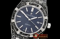 Audemars Piguet Royal Oak Ref.15400 Custom SS/SS Blue Jap 821A M