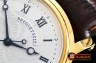 Breguet Marine Big Date Ref.5222 YG/LE White/Rmn A2892