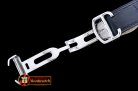 Cartier Balon Bleu Mens Diams Bez SS/LE White Miyota