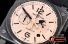 Bell & Ross BR03-94 Desert Type Chronograph PVD/RU Beige Asia 7750
