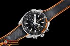 OMG0538B -P-Ocean Chrono Blk/Org SS/NY Blk JHF V3 A7750 Mod9900