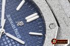 Audemars Piguet Royal Oak Jumbo 15400 Frosted SS/SS Blue Asia 21