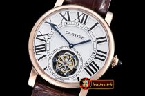 Cartier Ronde De Cartier 42mm RG/LE White Tourbillon HW