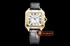 Cartier Santos De Cartier 2018 Ladies YG/LE Wht Swiss Qtz