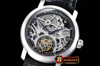Audemars Piguet AP Jules Tourbillon Rep Minutes SS/LE Blk Tourbillon