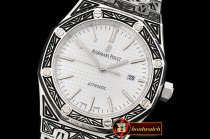 Audemars Piguet Royal Oak Ref.15400 Custom V2 SS/SS White Jap 82