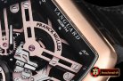 Franck Muller Vanguard Tourbillon Skeleton RG/LE/RU Blk Asia 23J