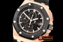 Audemars Piguet Royal Oak Offshore Novelty CER/RG/RU Blk JF V2 A3126