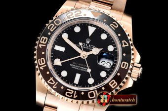 Rolex GMT Master II 2018 126715CHNR RG/RG Black EWF A2836