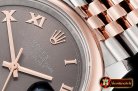 Rolex DateJust 36mm Jub Dome RG/SS Grey/Rmn BP A2813