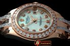 Replica Rolex Diam Bez RG MOP Wht/Diam S-2671