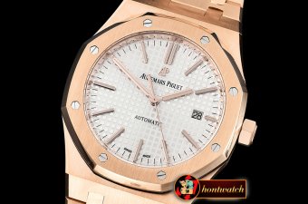 Audemars Piguet Royal Oak 15400 RG/RG White JF V5 MY9015 Mod 3120