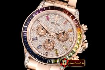 Rolex Daytona 116595 RBOW RG/RG Diams PRF Asia 7750