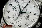TAG0280B - Carrera 1887 Vintage Chrono SS/SS White A-7750