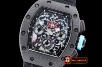 Replica Richard Mille RM011 Felipe Messa FC/NY Black A7750