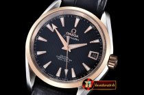 OMG0464F - Aqua Terra 38mm RG/SS/LE Black A2836 Mod8500 JHF
