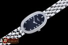 Longines Elegance Ladies Diams SS/SS Black TWF Swiss Qtz