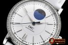 IWC Portofino Automatic Diam Bez SS/LE Silv Wht A2851 Mod