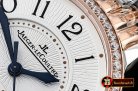 Jaeger Le Coultre Rendez-Vous Day/Night Diams RG/SS White MY9015 Mod