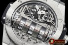Hublot Big Bang MP-11 Stainless SS/RU Silv Wht Quartz