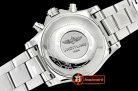 Breitling Avenger II Chronograph 43mm SS/SS Blk/Wht GF A7750