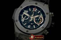 HUB0329D - Big Bang Black Unico PVD/RU Skeleton Asian 7750