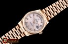Rolex Daydate 36mm Flt RG/RG Rose Gold Diam BP Swiss 2836