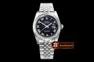 Rolex Datejust DJ 36mm Jub Flt 904L SS/SS Black Roman ARF A3135 Mod