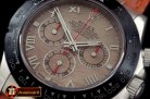 Replica Rolex Daytona 116519 SS/CER/LE Brown Roman A-7750 Sec@6