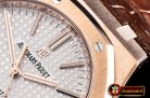 Audemars Piguet Royal Oak 15400 RG/LE (Brw) Wht OMF MY9015 Mod 3120