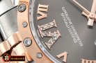 Rolex Datejust Midsize 31mm Diam Bez RG/SS Grey Diam BP A2836