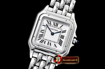Cartier Panthere Secrete De Ladies SS/SS White KOR Swiss Qtz