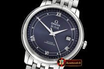 Omega De Ville Prestige Mens SS/SS Blue TWF Asia 2824