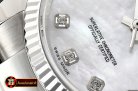 Rolex Datejust DJ 36mm Oyst Flt SS/SS White MOP Diams BP A3135 M